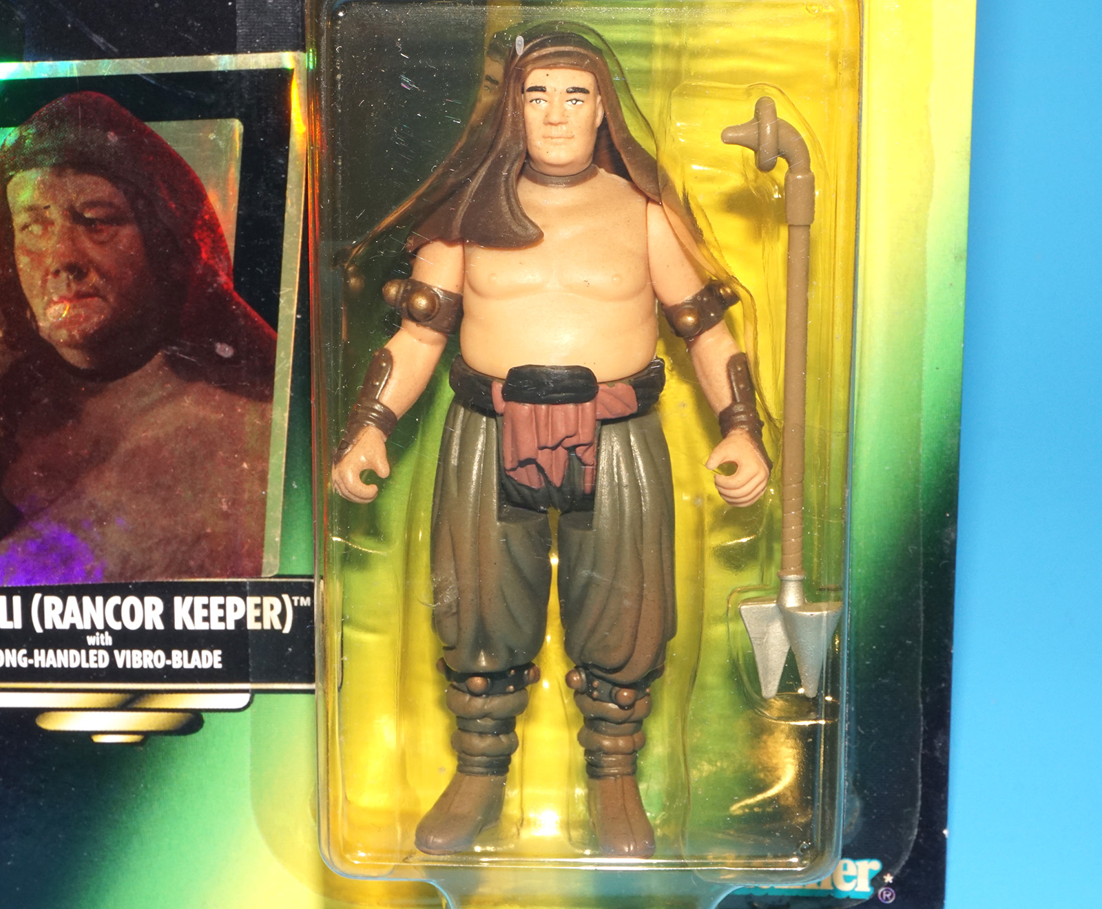 STAR WARS POTF2 MALAKILI (RANCOR KEEPER) MOC MOSC US CARD 1997 KENNER - Image 2