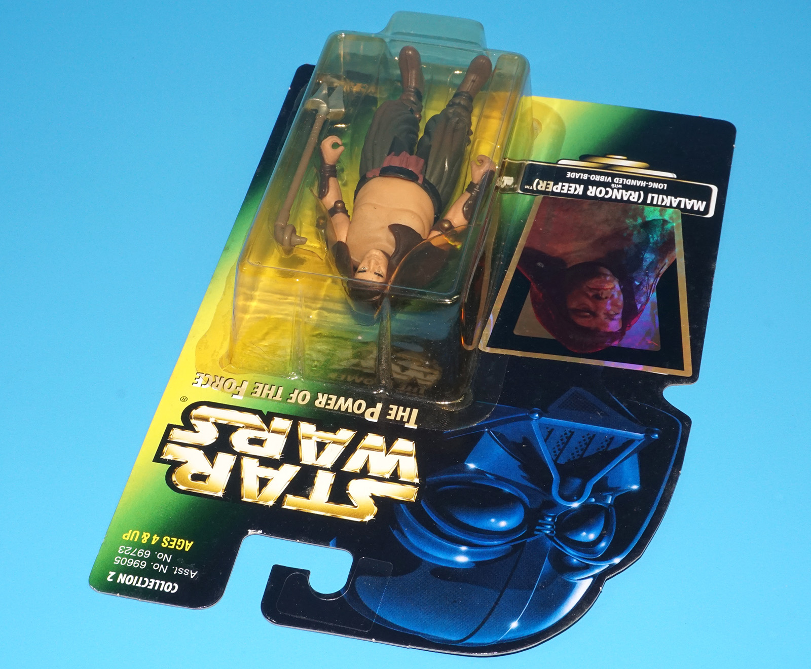 STAR WARS POTF2 MALAKILI (RANCOR KEEPER) MOC MOSC US CARD 1997 KENNER - Image 4