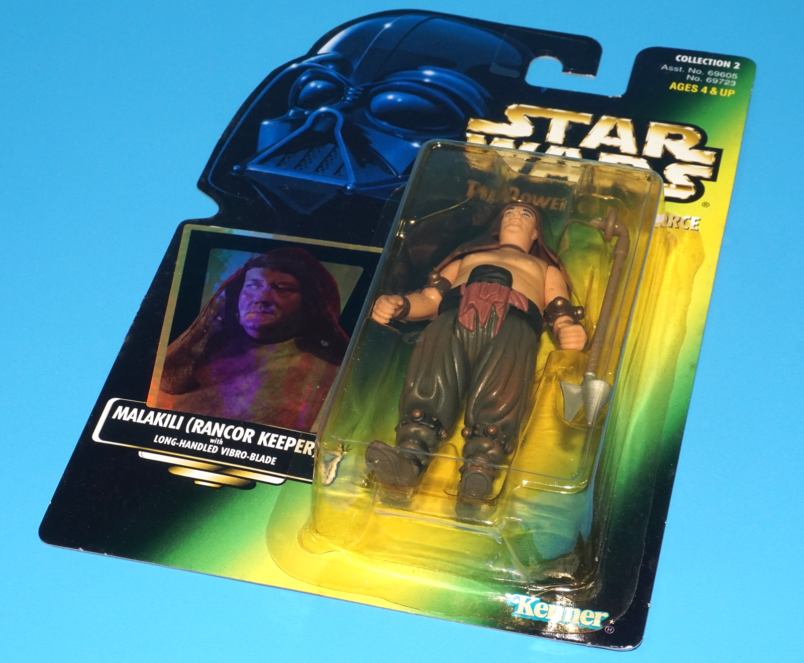 STAR WARS POTF2 MALAKILI (RANCOR KEEPER) MOC MOSC US CARD 1997 KENNER - Image 5