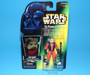 STAR WARS POTF2 NIEN NUNB MOC MOSC US CARD 1997 KENNER