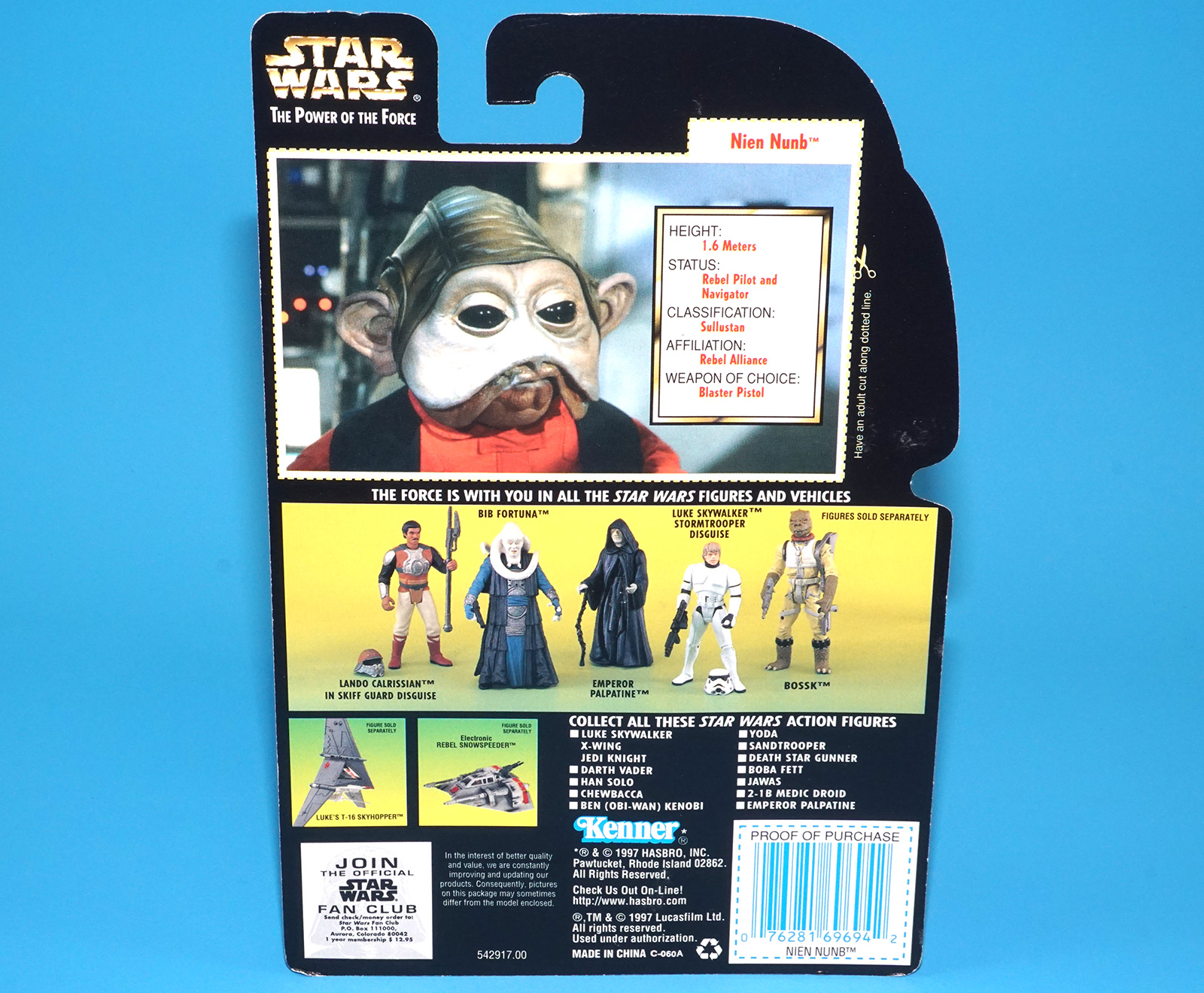 STAR WARS POTF2 NIEN NUNB MOC MOSC US CARD 1997 KENNER - Image 6