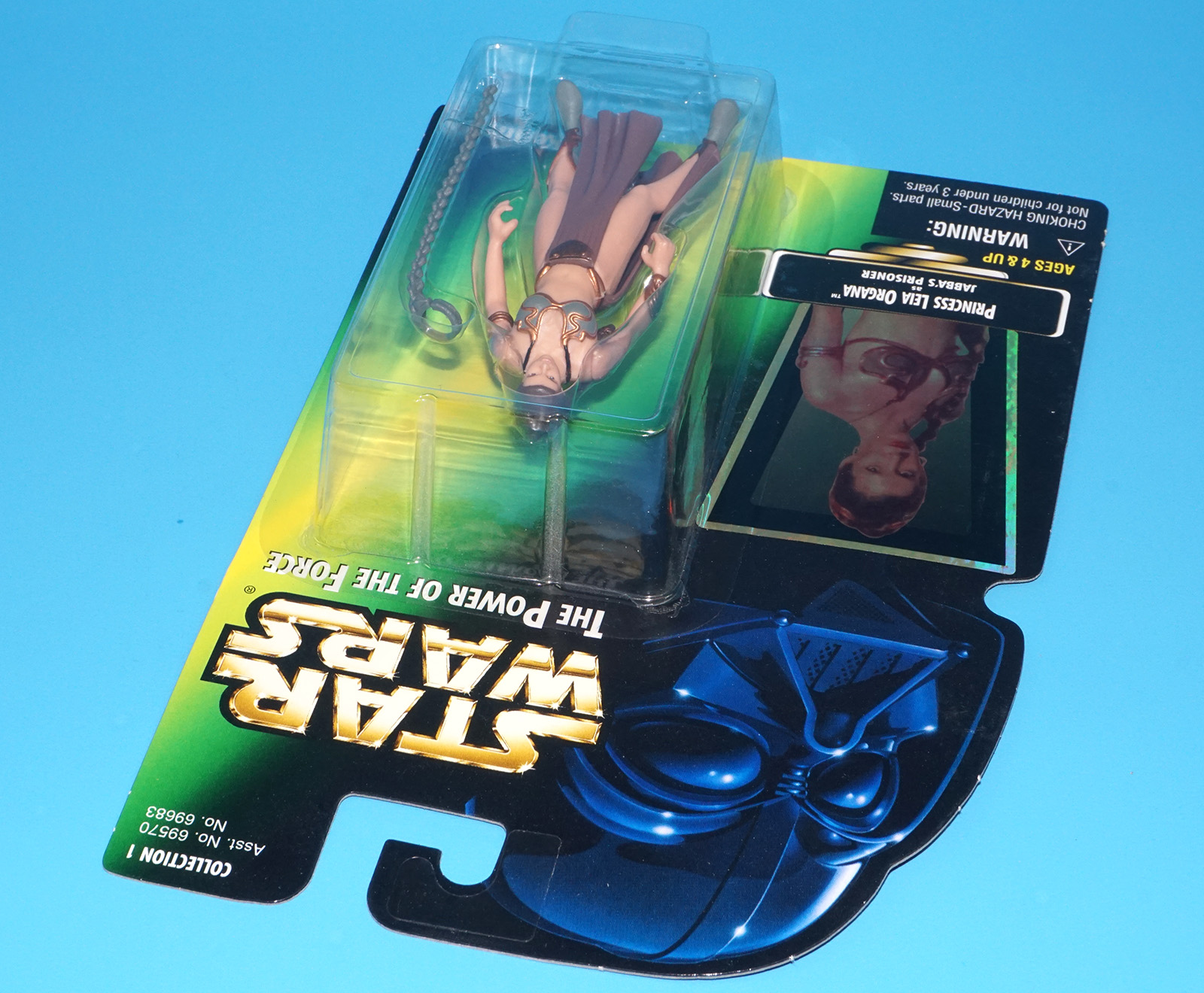 STAR WARS POTF2 PRINCESS LEIA ORGANA JABBA'S PRISONER MOC MOSC US CARD 1997 KENNER - Image 4