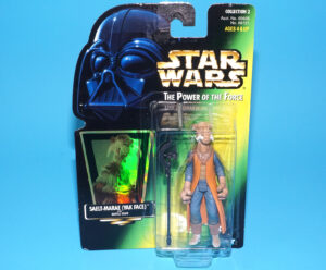 STAR WARS POTF2 SAELT-MARAE (YAK FACE) MOC MOSC US CARD 1997 KENNER