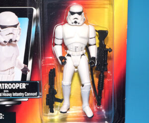 STAR WARS POTF2 STORMTROOPER MOC MOSC US CARD 1995 KENNER