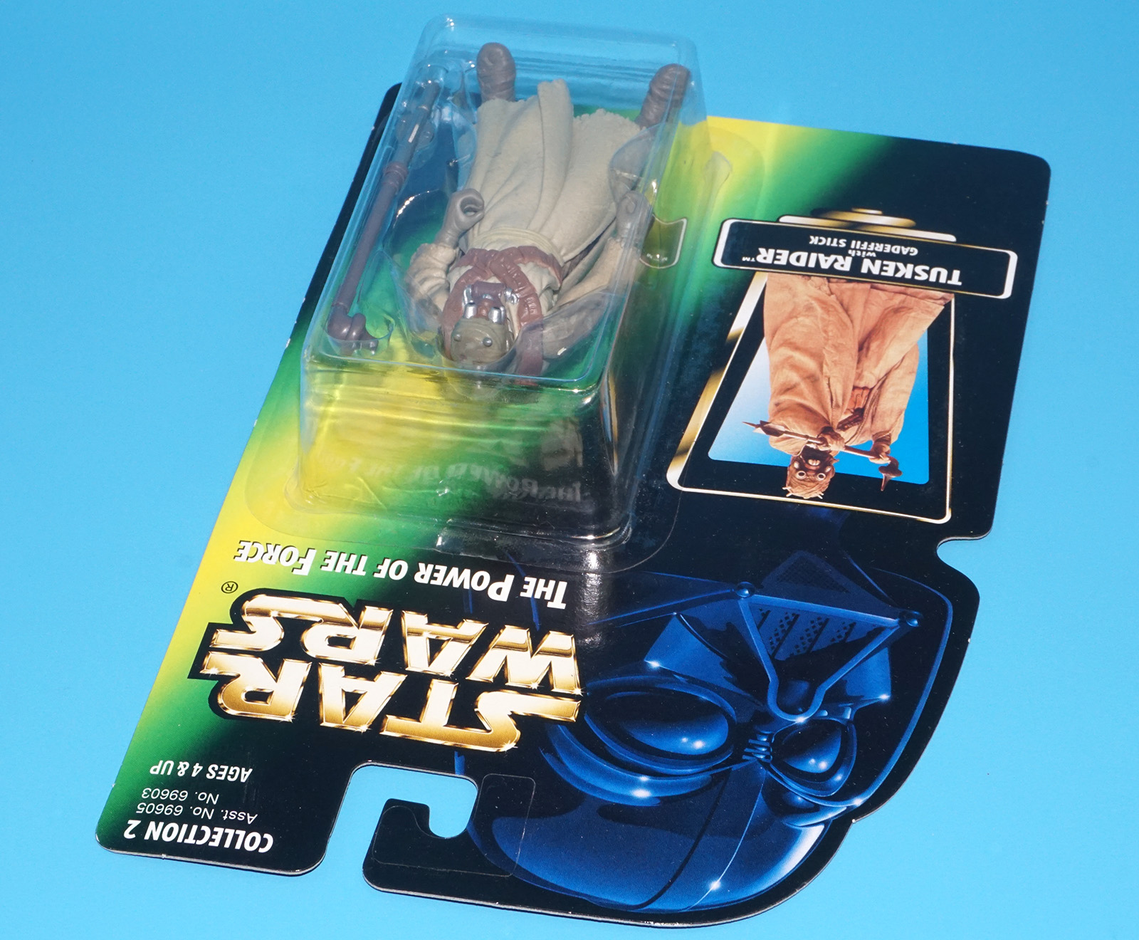 STAR WARS POTF2 TUSKEN RAIDER MOC MOSC US CARD 1996 KENNER - Image 4