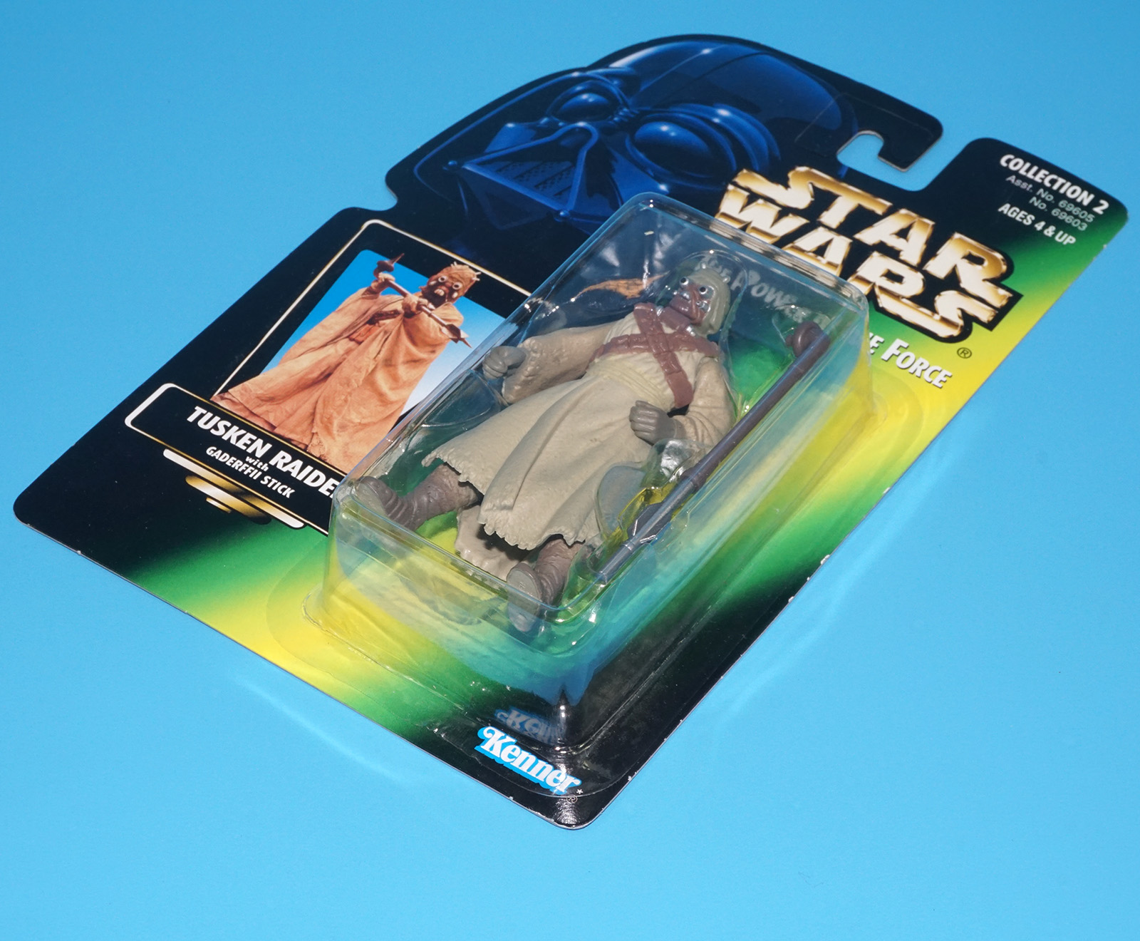 STAR WARS POTF2 TUSKEN RAIDER MOC MOSC US CARD 1996 KENNER - Image 5