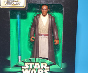STAR WARS POTF2 MACE WINDU EPISODE I SNEAK PREVIEW MIB NRFB 1998 KENNER
