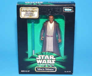 STAR WARS POTF2 MACE WINDU EPISODE I SNEAK PREVIEW MIB NRFB 1998 KENNER