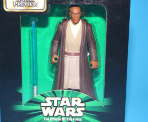 STAR WARS POTF2 MACE WINDU EPISODE I SNEAK PREVIEW MIB NRFB 1998 KENNER