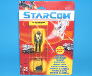 STARCOM LT. BOB T. ROGERS MOC MOSC EURO CARD 1990 MATTEL READ