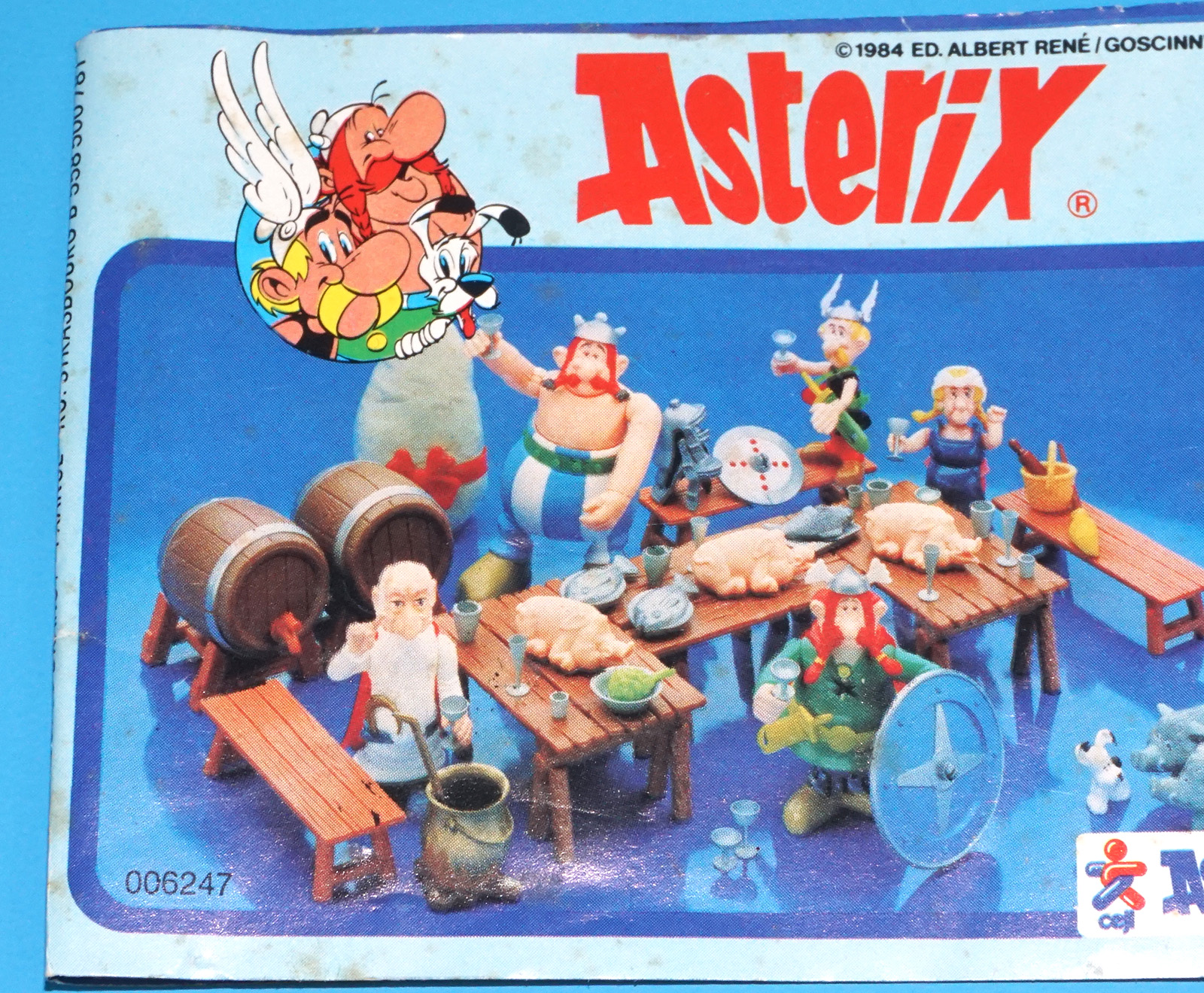 ASTERIX PLAY ACTION FIGURES TOY CATALOG KATALOG FOLDOUT 1985 CEJI TOYCLOUD PIRATES - Image 2