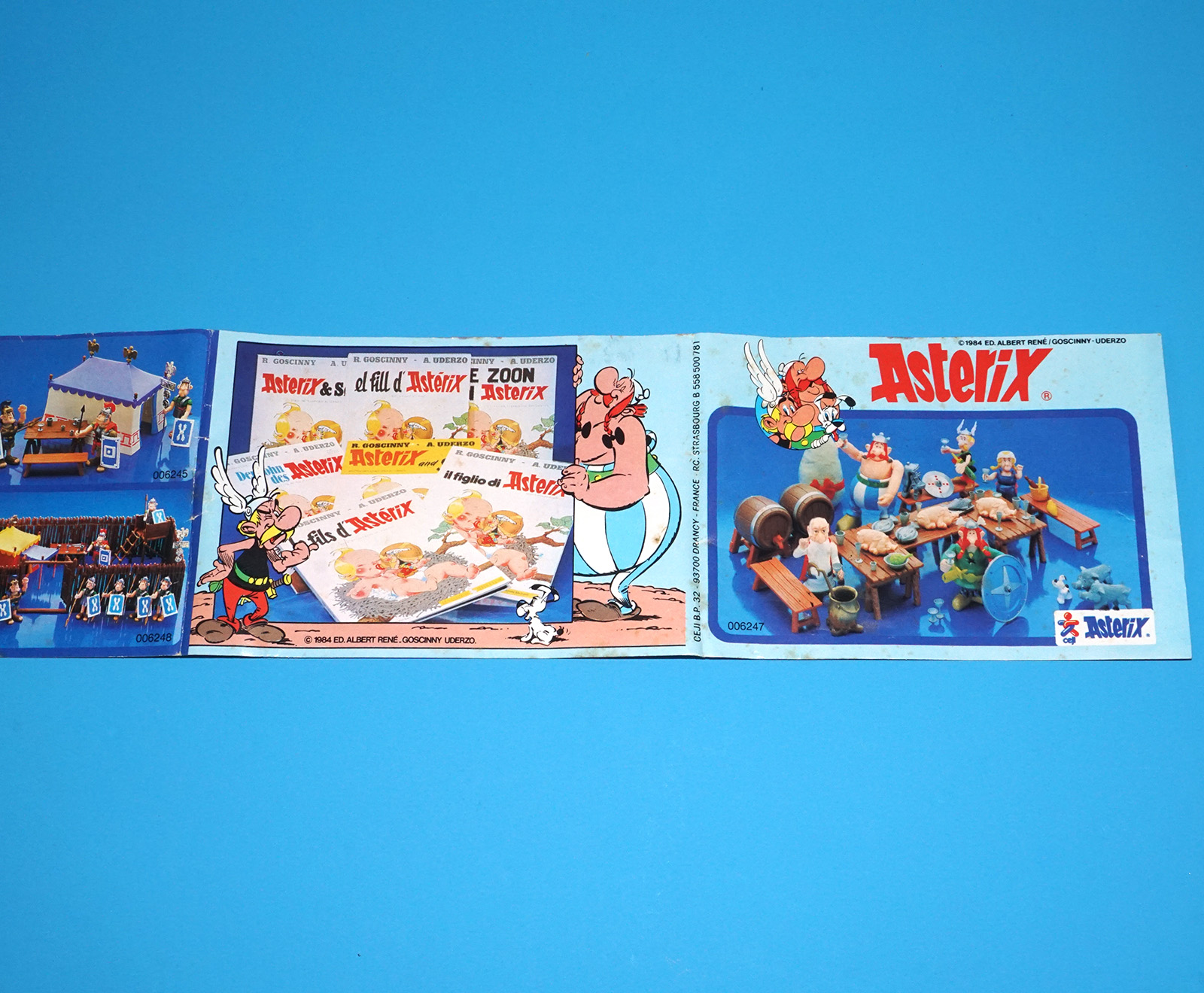 ASTERIX PLAY ACTION FIGURES TOY CATALOG KATALOG FOLDOUT 1985 CEJI TOYCLOUD PIRATES - Image 4