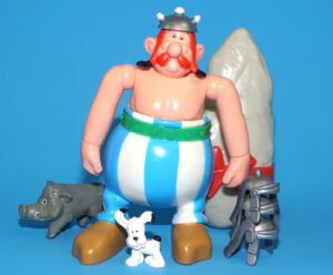 ASTERIX PLAY ACTION FIGURES 6201 OBELIX 100% COMPLETE 1980 TOYCLOUD