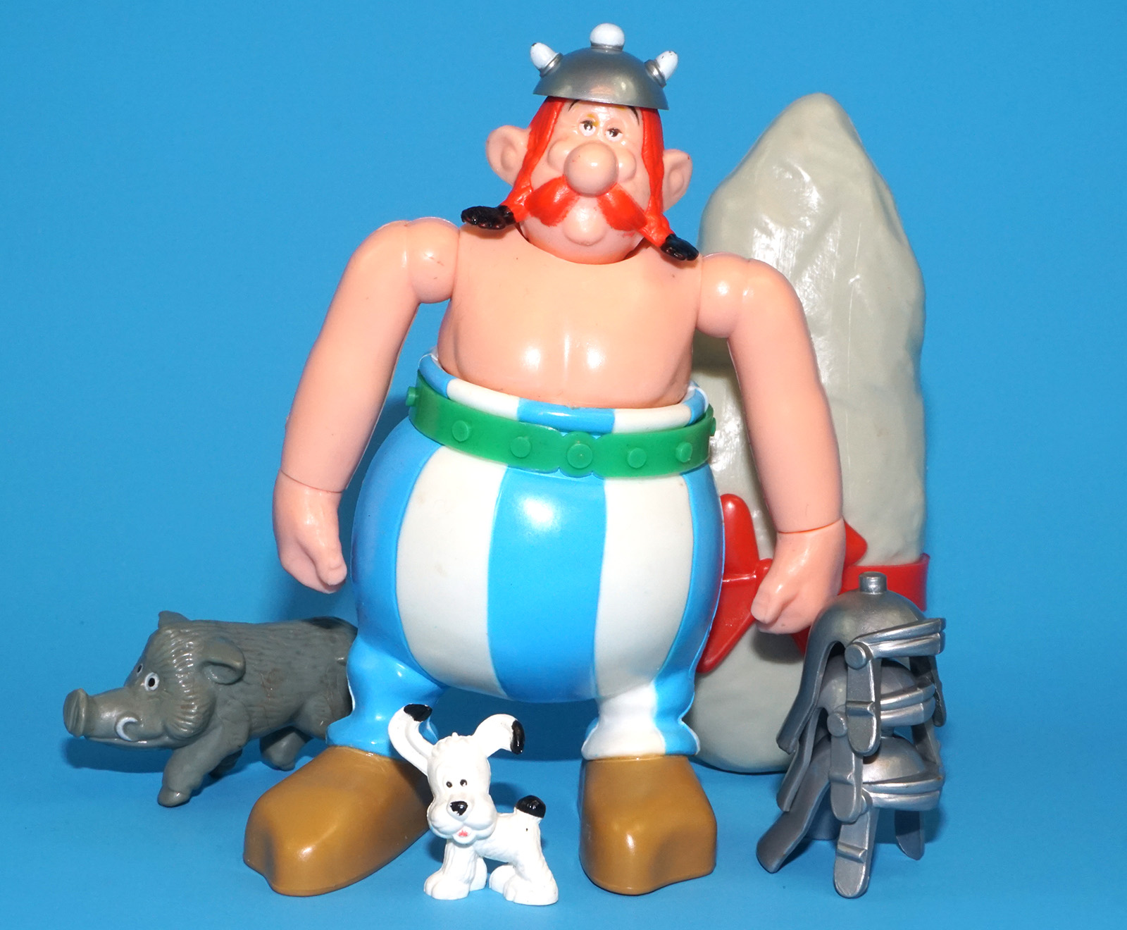 ASTERIX PLAY ACTION FIGURES 6201 OBELIX 100% COMPLETE 1980 TOYCLOUD