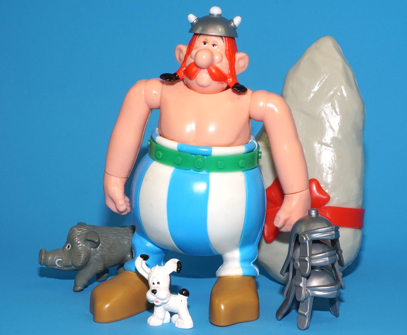 ASTERIX PLAY ACTION FIGURES 6201 OBELIX 100% COMPLETE 1980 TOYCLOUD - Image 2