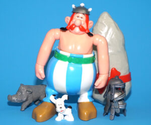 ASTERIX PLAY ACTION FIGURES 6201 OBELIX 100% COMPLETE 1980 TOYCLOUD