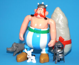 ASTERIX PLAY ACTION FIGURES 6201 OBELIX 100% COMPLETE 1980 TOYCLOUD