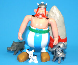ASTERIX PLAY ACTION FIGURES 6201 OBELIX 100% COMPLETE 1980 TOYCLOUD