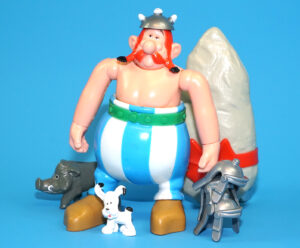ASTERIX PLAY ACTION FIGURES 6201 OBELIX 100% COMPLETE 1980 TOYCLOUD