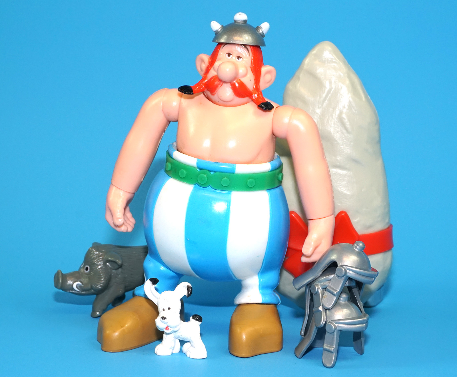 ASTERIX PLAY ACTION FIGURES 6201 OBELIX 100% COMPLETE 1980 TOYCLOUD - Image 2