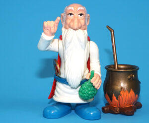 ASTERIX PLAY ACTION FIGURES 6202 GETAFIX 100% COMPLETE 1984 CEJI TOYCLOUD