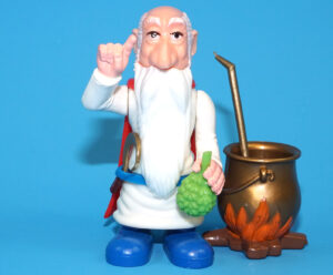 ASTERIX PLAY ACTION FIGURES 6202 GETAFIX 100% COMPLETE 1984 CEJI TOYCLOUD