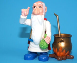 ASTERIX PLAY ACTION FIGURES 6202 GETAFIX 100% COMPLETE 1984 CEJI TOYCLOUD