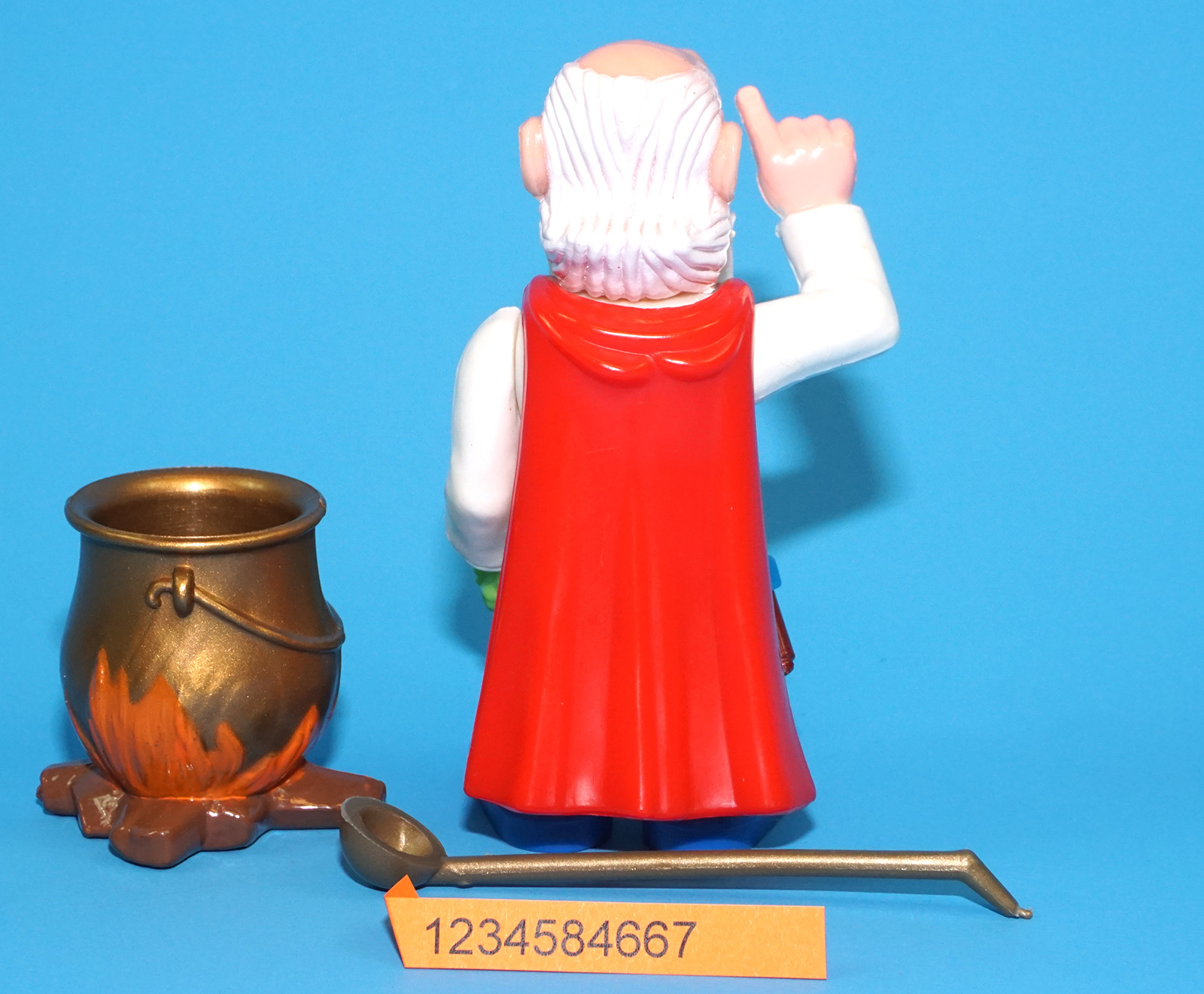 ASTERIX PLAY ACTION FIGURES 6202 GETAFIX 100% COMPLETE 1984 CEJI TOYCLOUD - Image 4