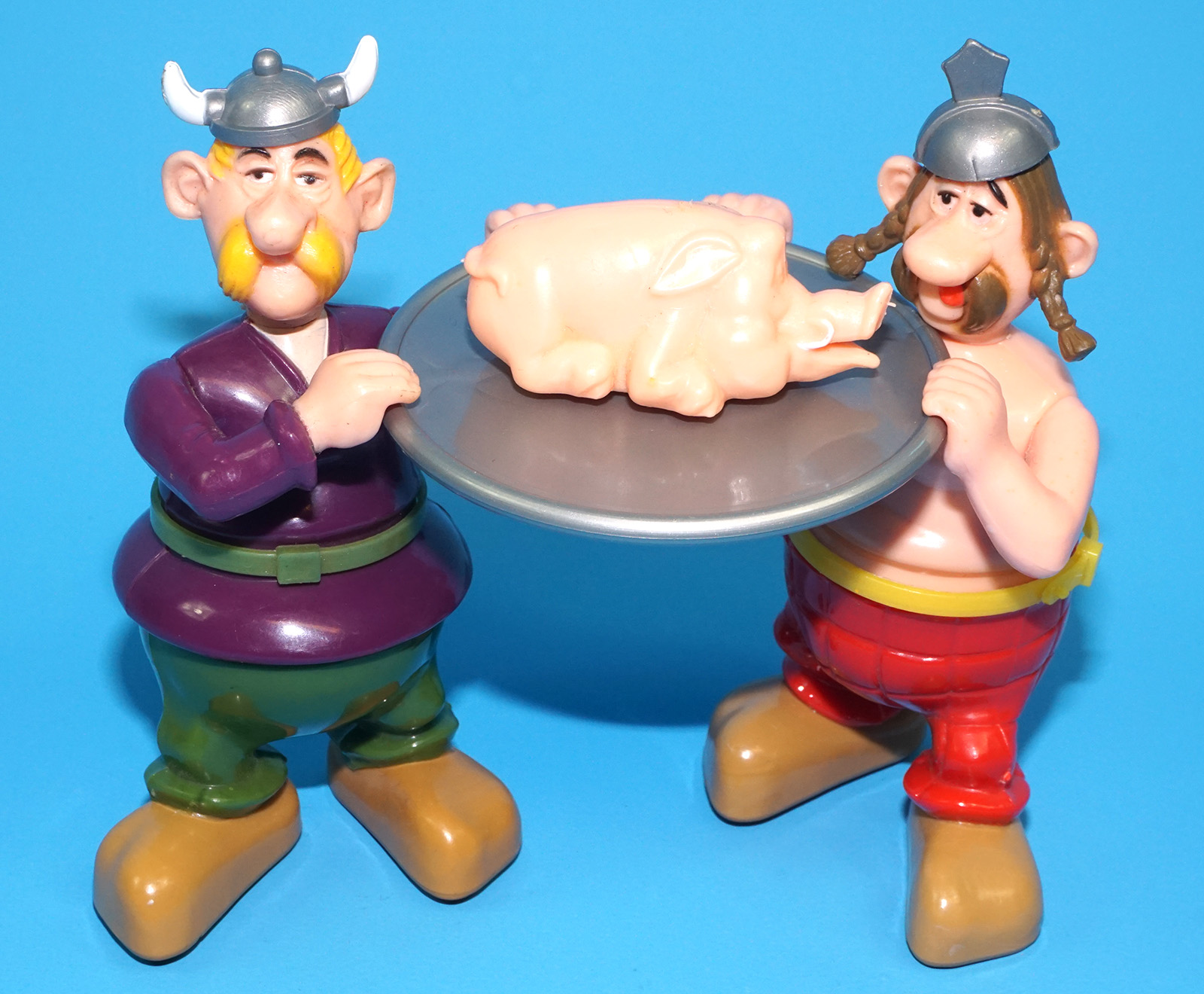 ASTERIX PLAY ACTION FIGURES 6214 VITALSTATISTIX'S CARRIERS 100% COMPLETE 1980 TOYCLOUD - Image 2