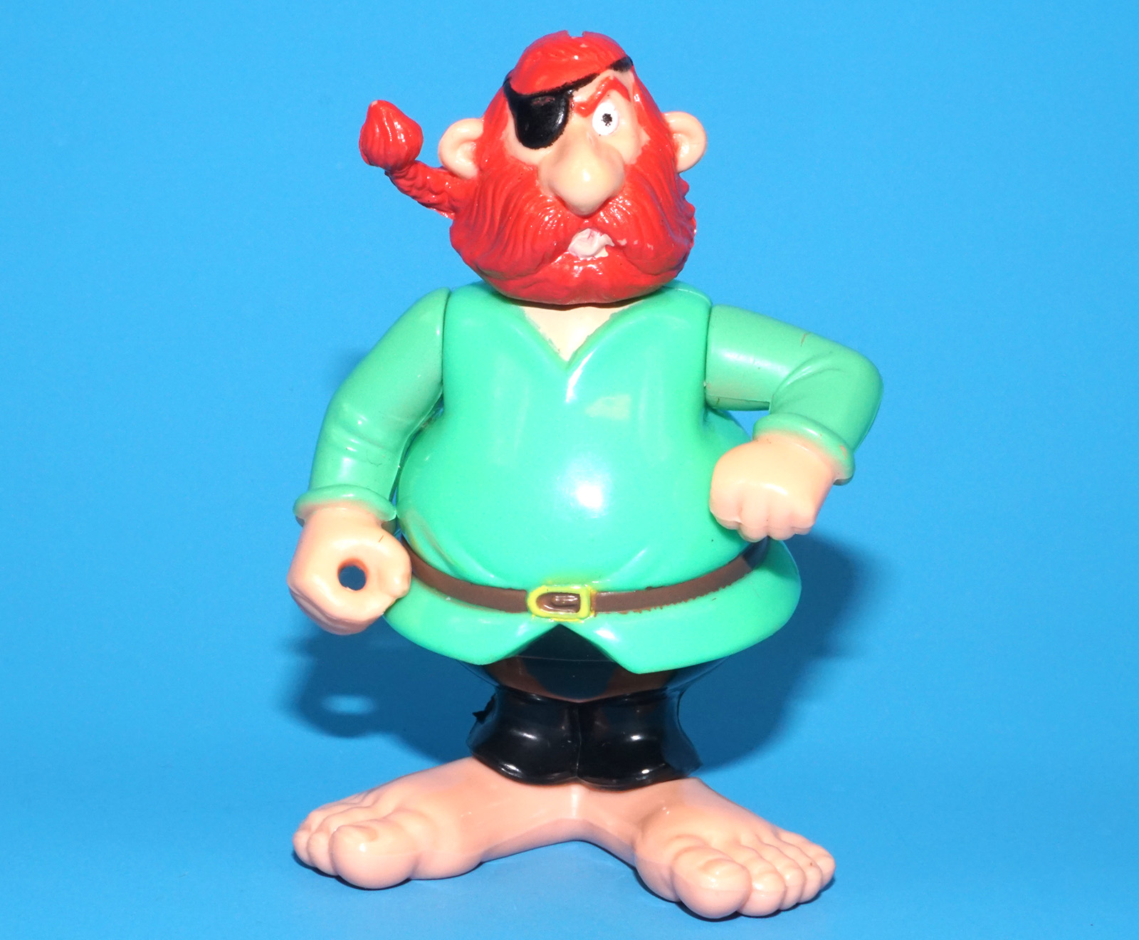 ASTERIX PLAY ACTION FIGURES 6224 PIRATE CAPTAIN REDBEARD 99% COMPLETE 1984 CEJI TOYCLOUD - Image 6