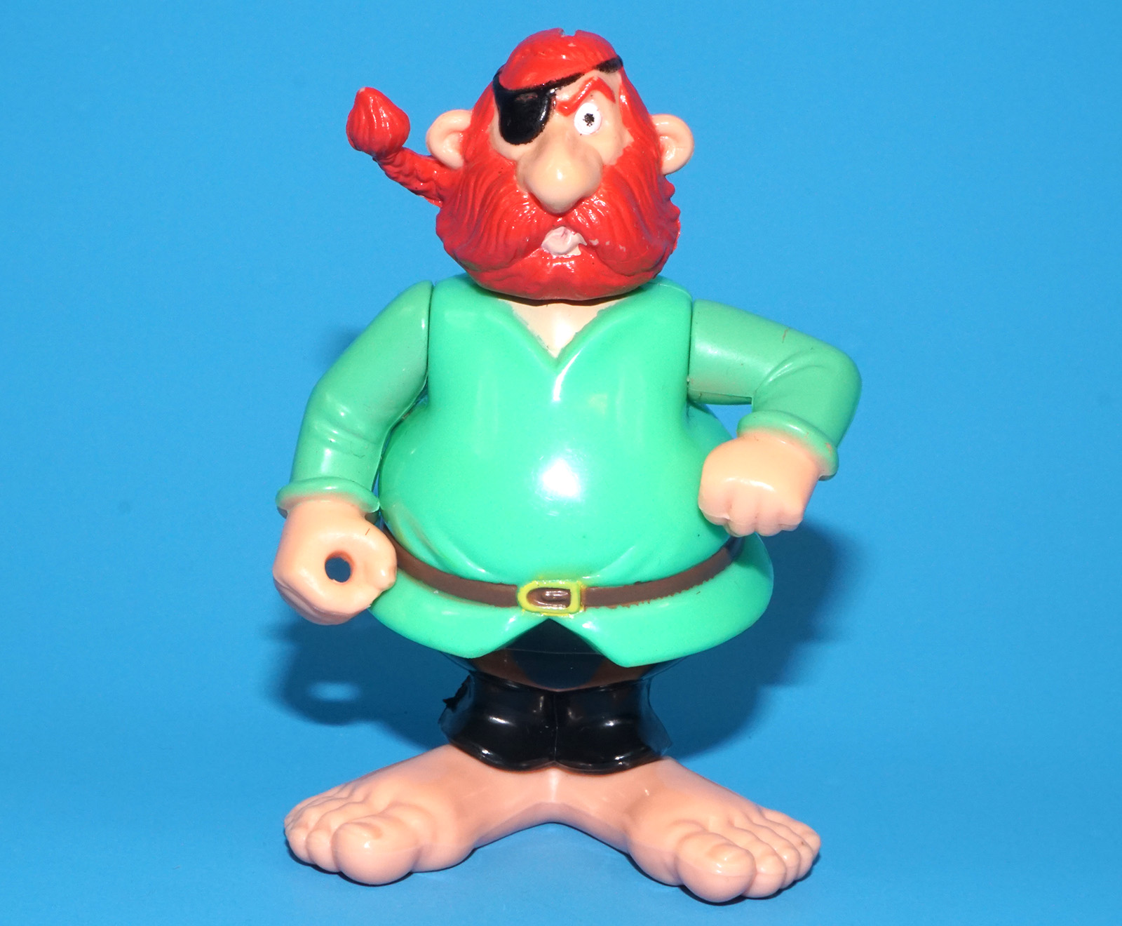 ASTERIX PLAY ACTION FIGURES 6224 PIRATE CAPTAIN REDBEARD 99% COMPLETE 1984 CEJI TOYCLOUD - Image 7
