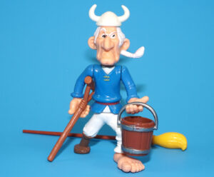 ASTERIX PLAY ACTION FIGURES 6226 PIRATE PEG LEG 100% COMPLETE 1984 CEJI TOYCLOUD