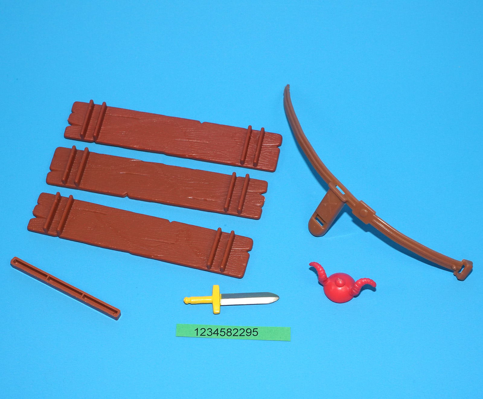 ASTERIX PLAY ACTION FIGURES 6224 PIRATE CAPTAIN REDBEARD 99% COMPLETE 1984 CEJI TOYCLOUD - Image 9