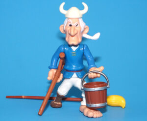 ASTERIX PLAY ACTION FIGURES 6226 PIRATE PEG LEG 100% COMPLETE 1984 CEJI TOYCLOUD