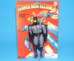MOTU KO SUPER HERO ALLIANCE BATMAN MOC MOSC EURO CARD 1994 CHINA BOOTLEG SG HANG YIP