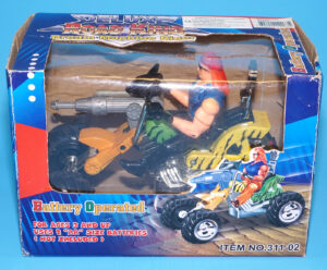 DELUXE ROAD KING DREAM MACHINE RIDER BIKER MICE FROM MARS DUNERIPPER BOXED EURO BOX 1998 BOOTLEG