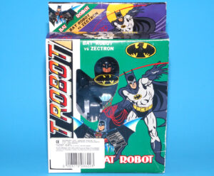 BAT ROBOT VS ZECTRON BOXED MIB NRFB EURO BOX 1992 R.O.C. TAIWAN TRANSFORMERS KO BATMAN BOOTLEG