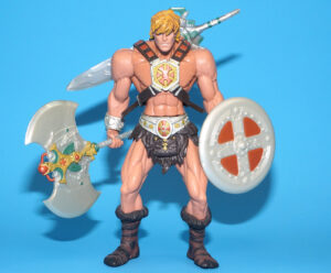 MOTU 200X HE-MAN MASTERS OF THE UNIVERSE HE-MAN 100% COMPLETE 2001 MATTEL