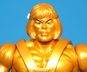 MOTU HE-MAN MASTERS OF THE UNIVERSE FILMATION GOLD STATUE HE-MAN 100% COMPLETE 2019 SUPER7 MATTEL