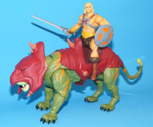 MOTU MASTERS OF THE UNIVERSE MASTERVERSE REVELATION BATTLE CAT & HE-MAN 100% COMPLETE 2021 MATTEL