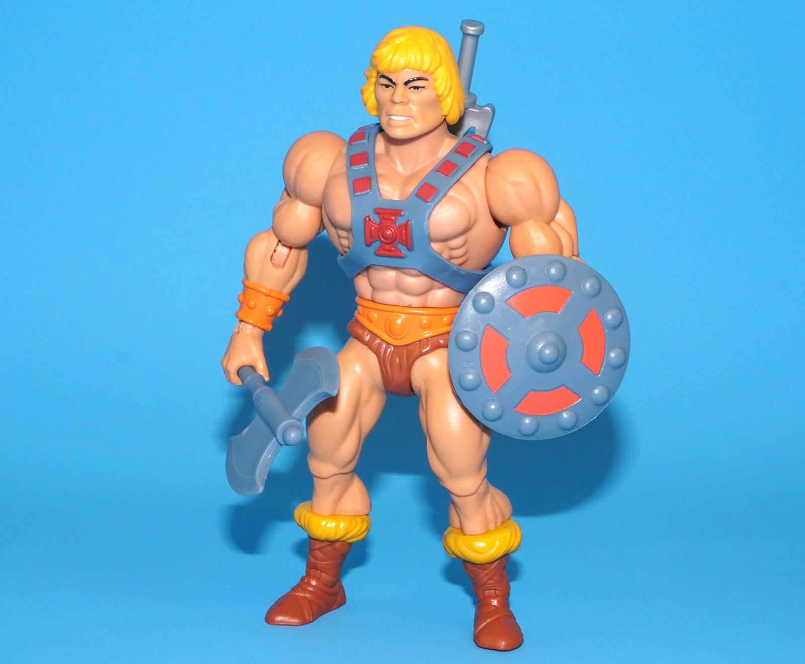 MOTU MASTERS OF THE UNIVERSE ORIGINS HE- MAN CLASSIC HEAD 100% COMPLETE 2021 MATTEL - Image 3
