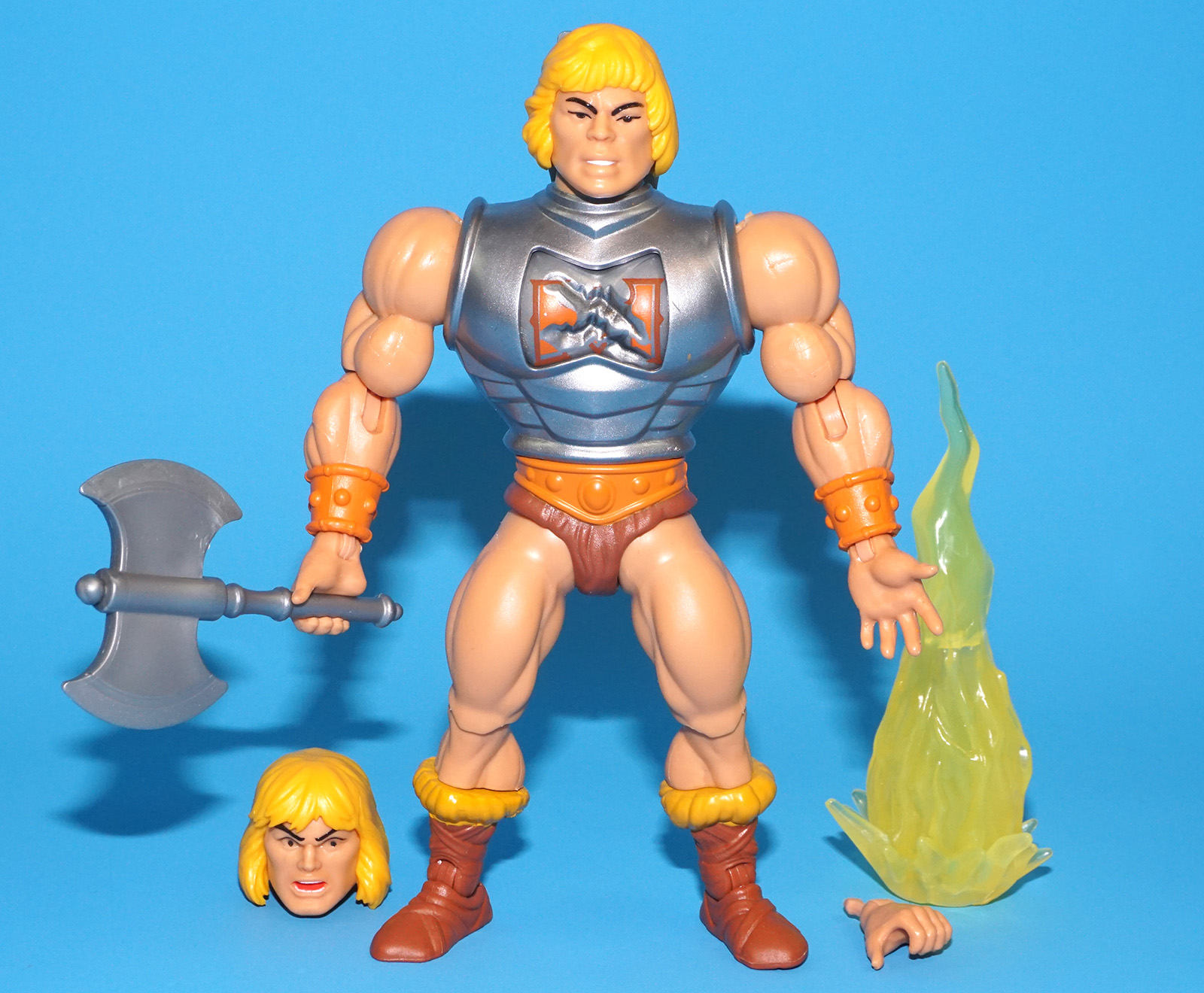 MOTU MASTERS OF THE UNIVERSE ORIGINS BATTLE ARMOR HE-MAN 100% COMPLETE 2021 MATTEL - Image 3