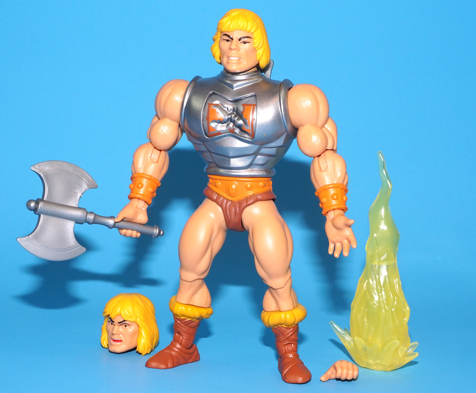 MOTU MASTERS OF THE UNIVERSE ORIGINS BATTLE ARMOR HE-MAN 100% COMPLETE 2021 MATTEL - Image 4