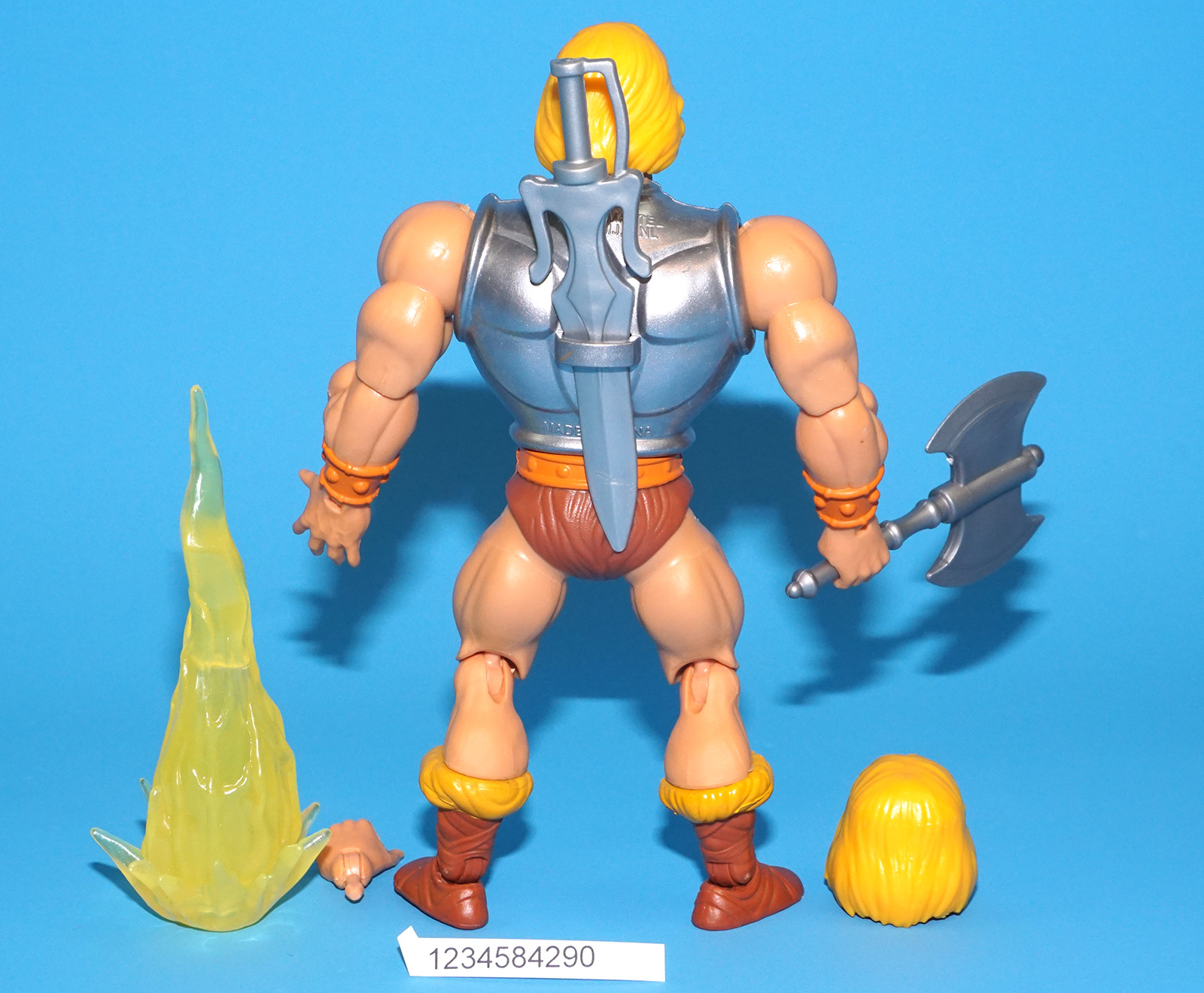 MOTU MASTERS OF THE UNIVERSE ORIGINS BATTLE ARMOR HE-MAN 100% COMPLETE 2021 MATTEL - Image 5