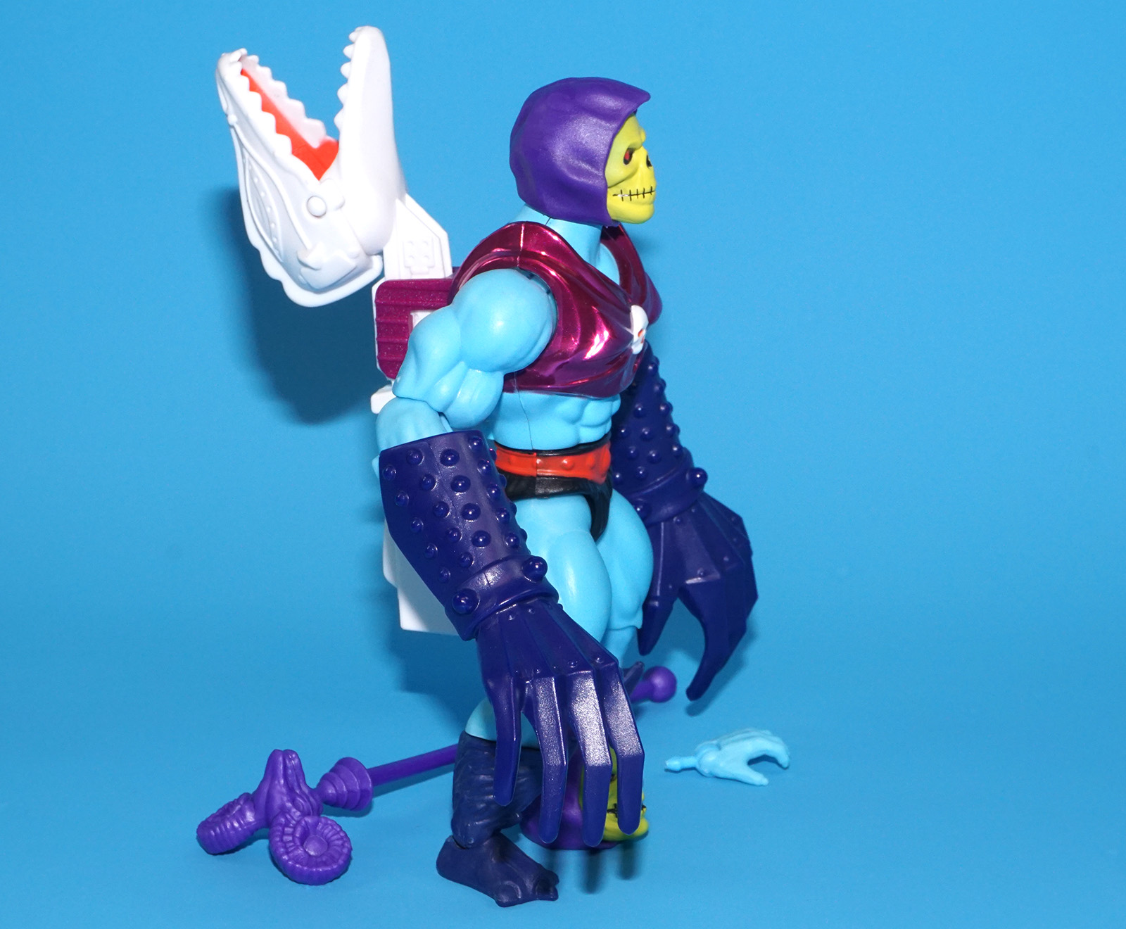 MOTU MASTERS OF THE UNIVERSE ORIGINS TERROR CLAWS SKELETOR 100% COMPLETE 2021 MATTEL - Image 4