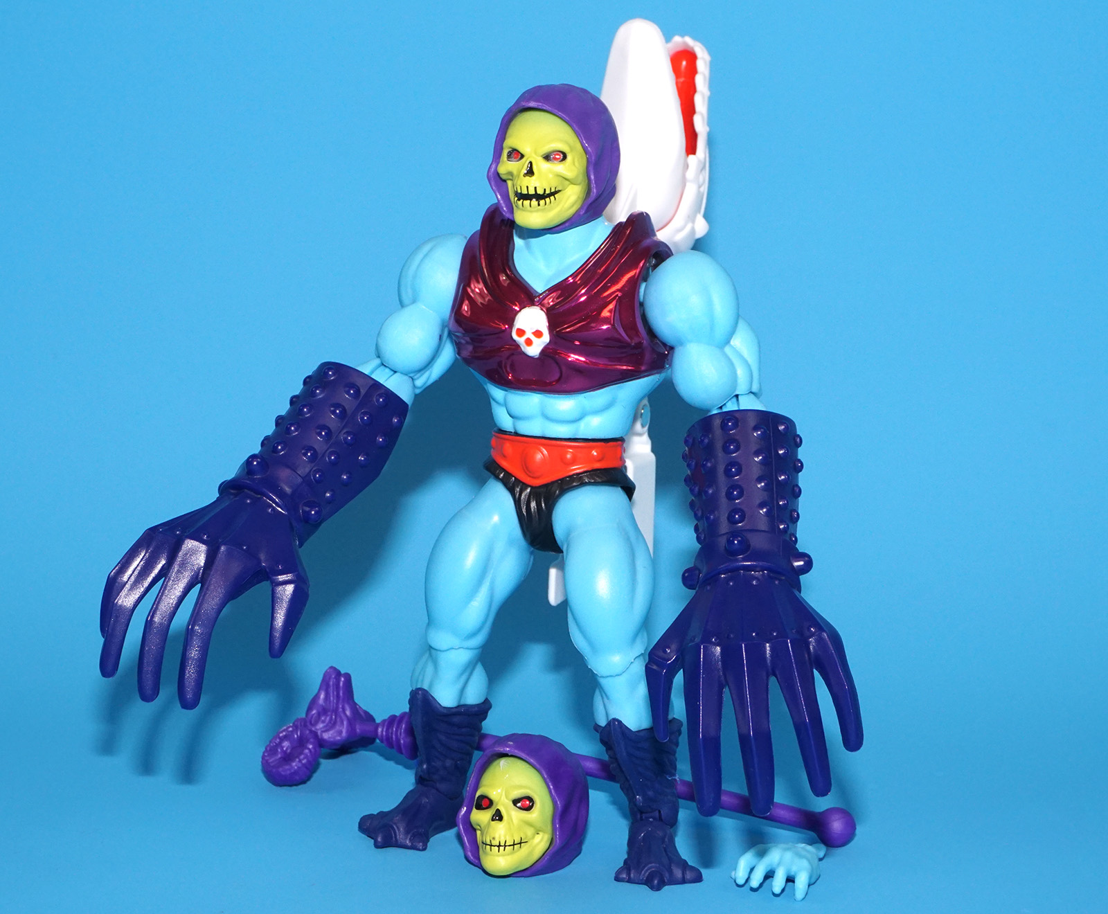 MOTU MASTERS OF THE UNIVERSE ORIGINS TERROR CLAWS SKELETOR 100% COMPLETE 2021 MATTEL - Image 3