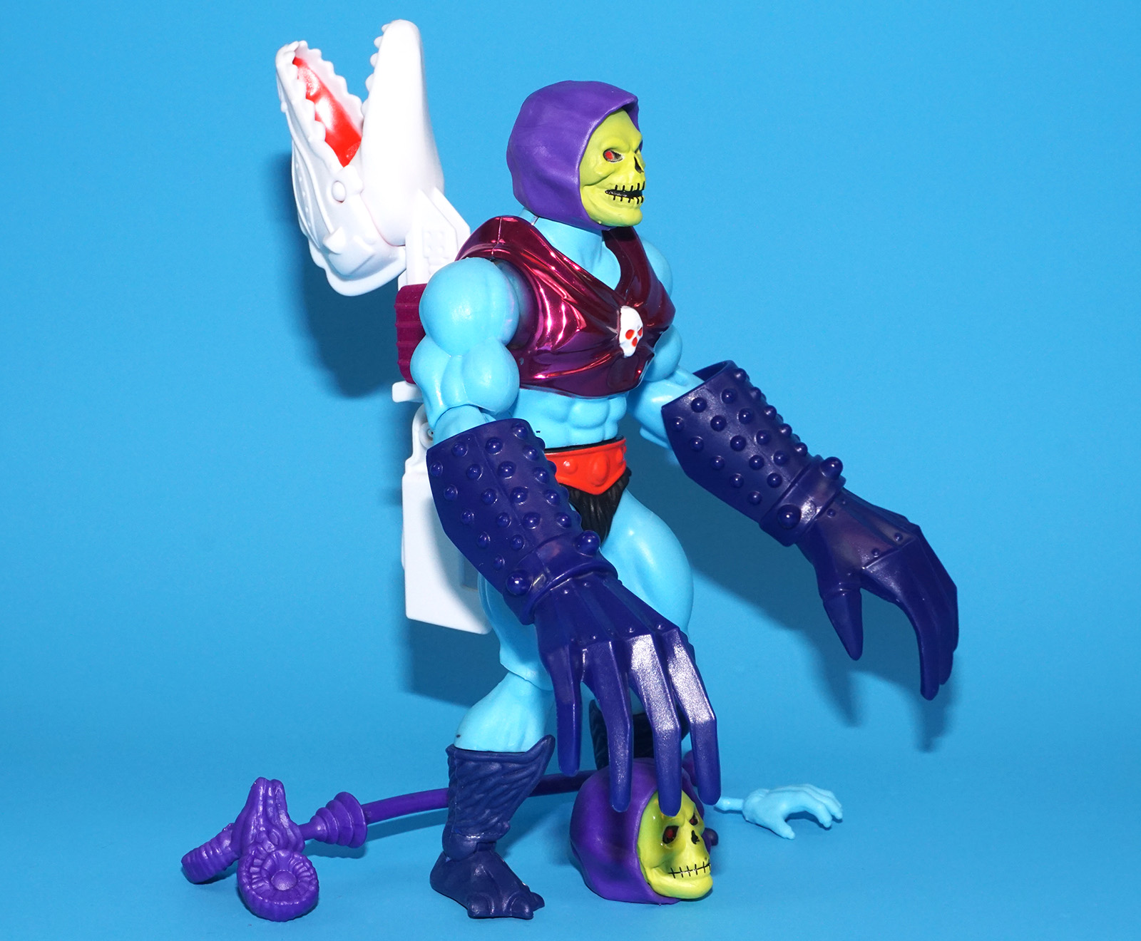 MOTU MASTERS OF THE UNIVERSE ORIGINS TERROR CLAWS SKELETOR 100% COMPLETE 2021 MATTEL - Image 4