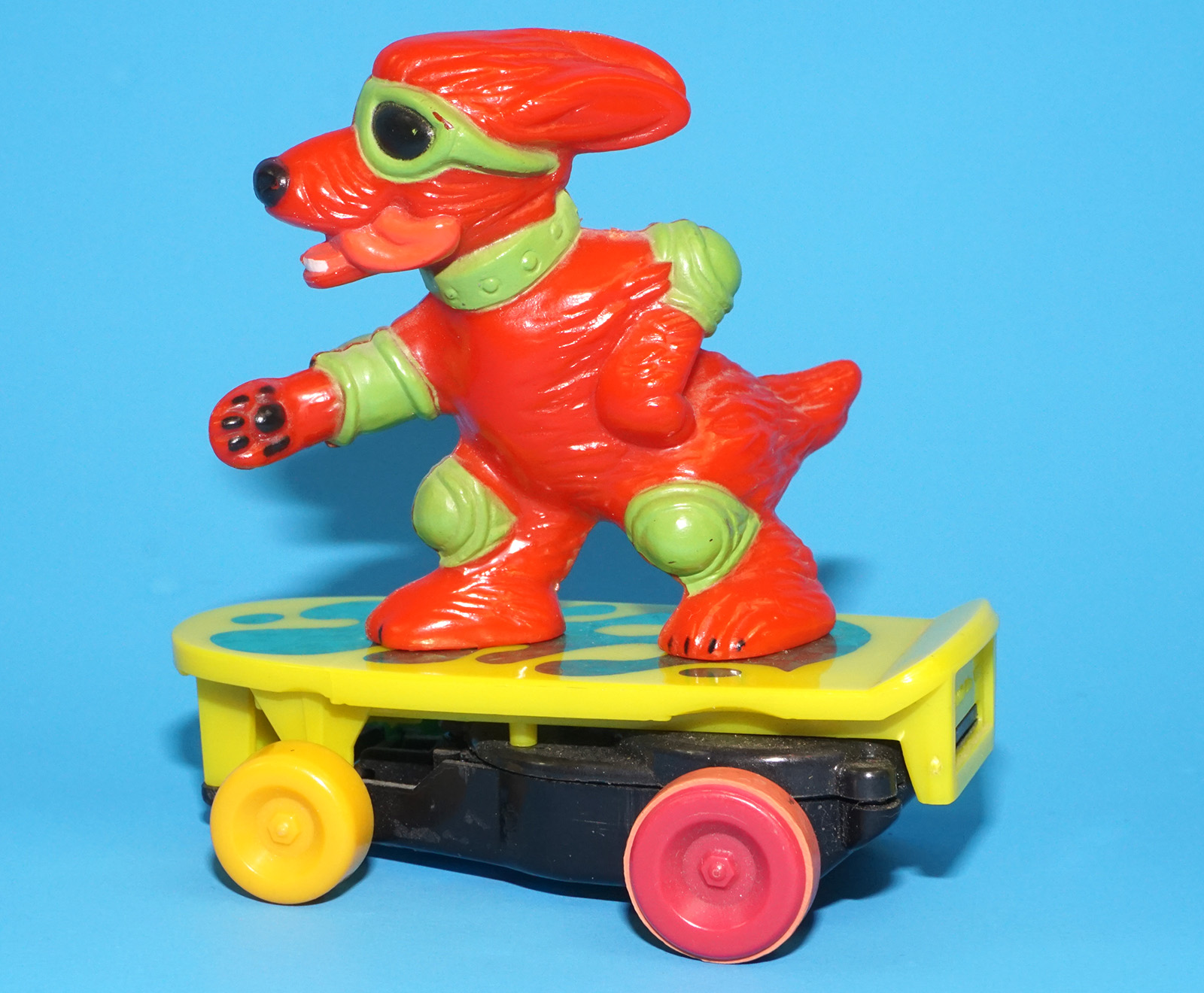 SKATEBOARD GANG WIPEOUT DOG 1986 MATTEL WORKS! - Image 2