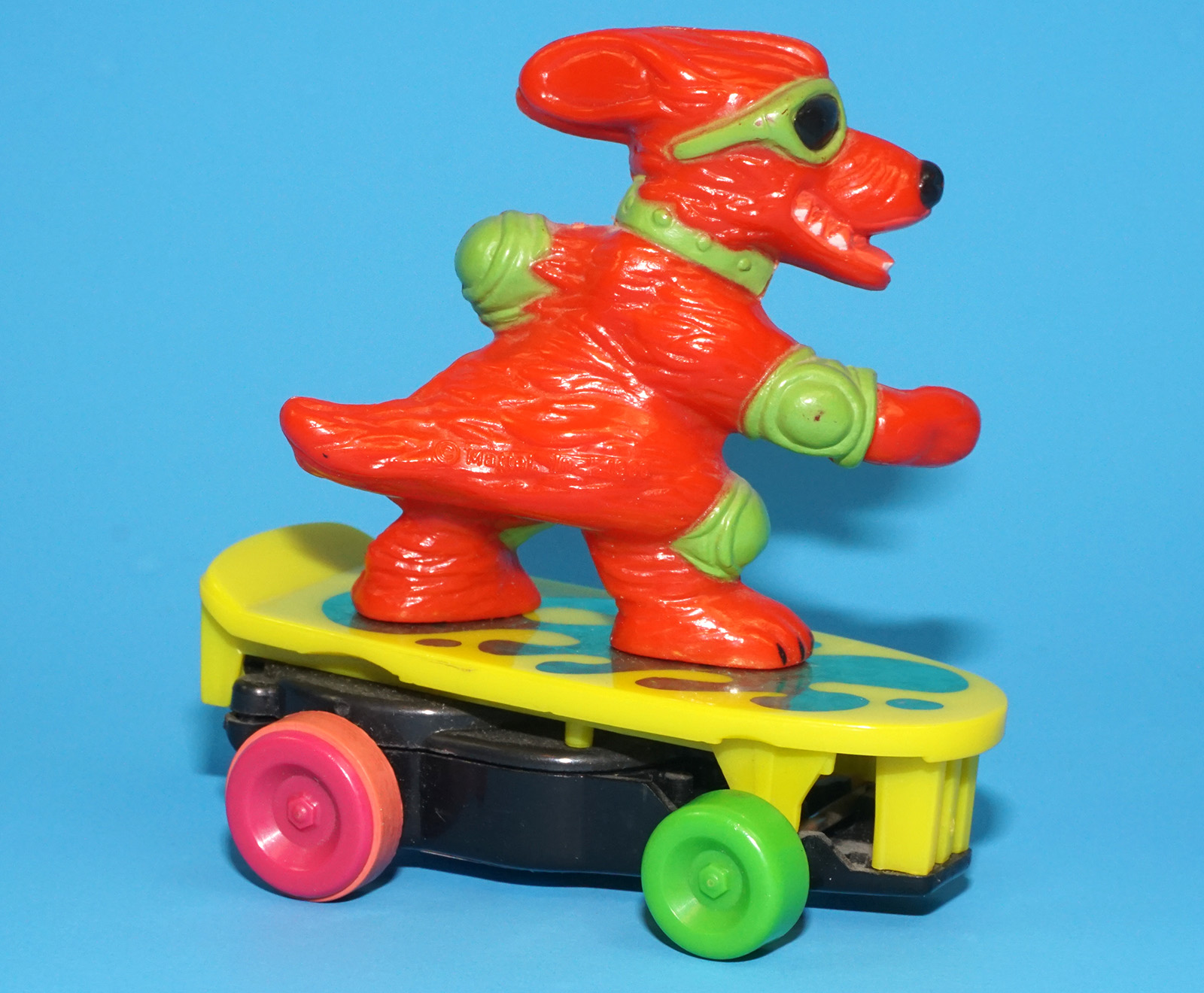 SKATEBOARD GANG WIPEOUT DOG 1986 MATTEL WORKS! - Image 3