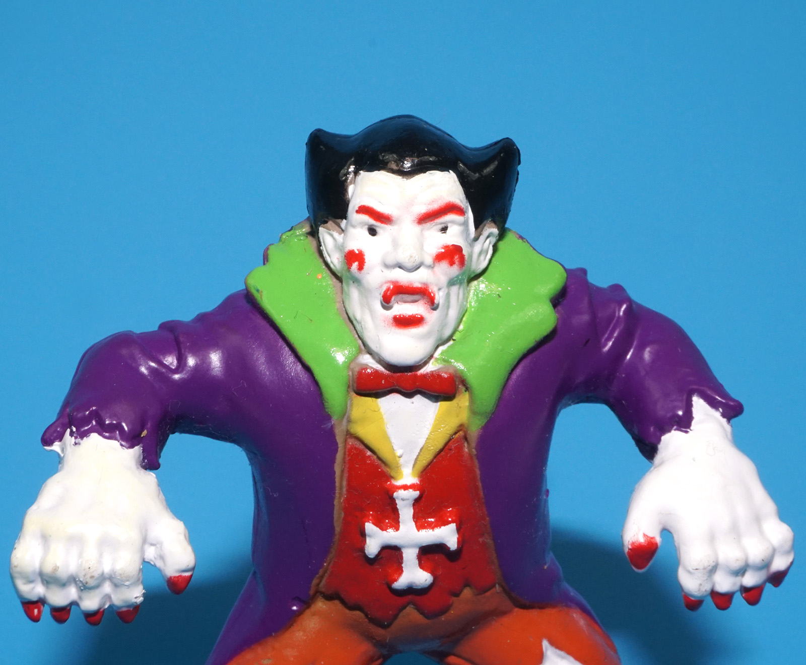 MONSTER UNIVERSAL MINI MONSTERS BOOTLEG KO PVC FIGURE VAMPIRE DRACULA 1990 SUNGOLD SIMBA - Image 2